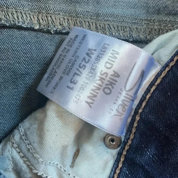 Silver aiko mid skinny jeans - Picture 2 of 4